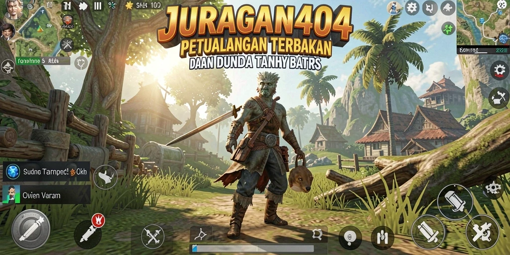 Tampilan gameplay JURAGAN404 di dunia Open World yang menakjubkan.