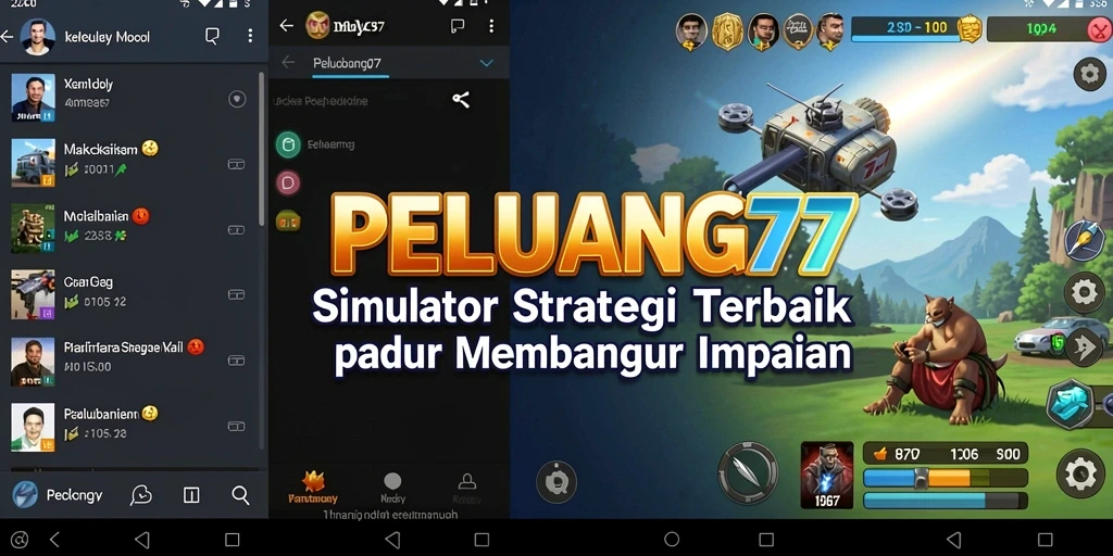 Tampilan gameplay PELUANG77 yang menakjubkan dan realistis dalam membangun dunia.